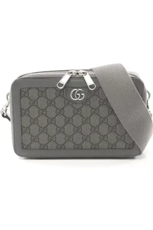 Gucci Heren, Pre-owned, Grijs, Maat: ONE Size Leer