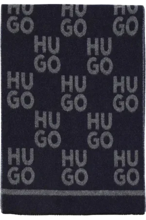HUGO BOSS Heren, Accessoires, Blauw, Maat: ONE Size Wol
