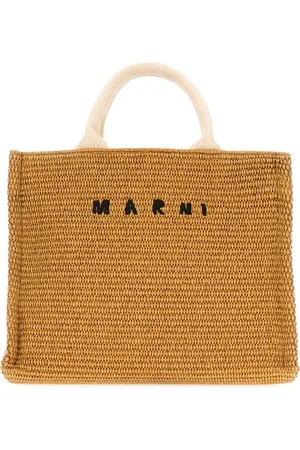 Marni Dames, Tassen, Bruin, Maat: ONE Size Katoen