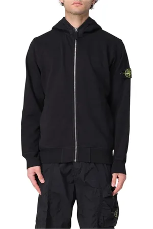 Stone Island Heren, Sweatshirts & Hoodies, Zwart, Maat: M