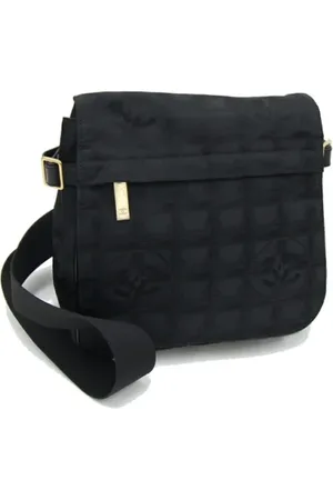 CHANEL Dames, Pre-owned, Zwart, Maat: ONE Size Nylon