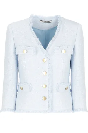 TAGLIATORE Dames, Jassen, Blauw, Maat: L Katoen