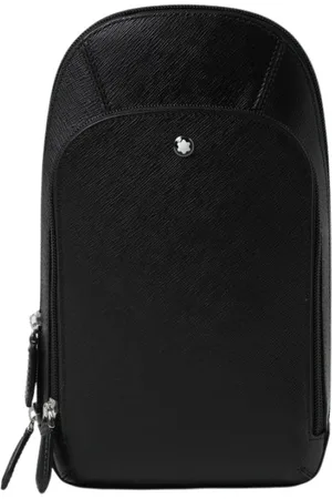 Montblanc Heren, Tassen, Zwart, Maat: ONE Size Leer
