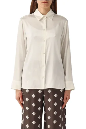 Max Mara Dames, Blouses & Shirts, Wit, Maat: XS Zijde