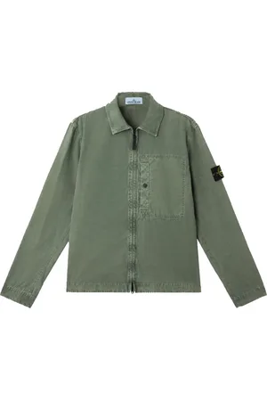 Stone Island Heren, Jassen, Groen, Maat: XL Katoen