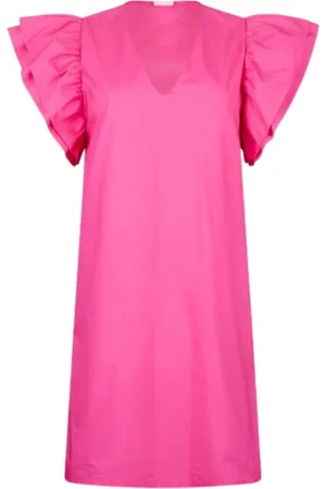 Liu Jo Dames, Jurken, Roze, Maat: 2XS Katoen