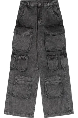 Alpha Industries Dames, Jeans, Grijs, Maat: S Katoen