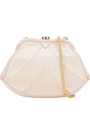 CHANEL Dames, Pre-owned, Roze, Maat: ONE Size Leer