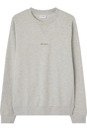 Les Deux Heren, Sweatshirts & Hoodies, Grijs, Maat: S Katoen