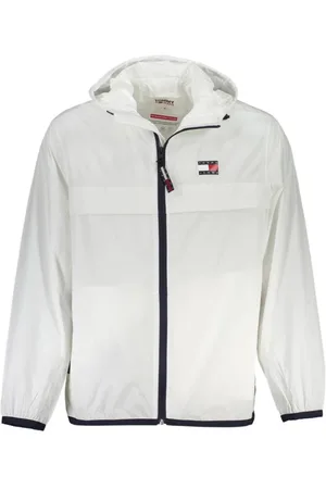 Tommy Hilfiger Heren, Jassen, Wit, Maat: L Nylon