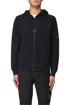 C.P. Company Heren, Sweatshirts & Hoodies, Zwart, Maat: XL Katoen