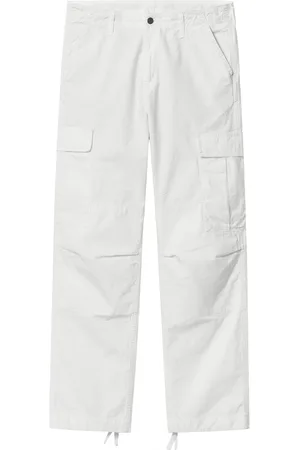 Carhartt Heren, Broeken, Wit, Maat: W34 Katoen