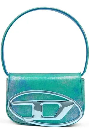 Diesel Dames, Tassen, Blauw, Maat: ONE Size Katoen