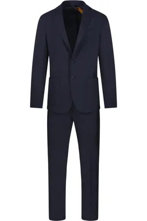 Biagio Santaniello Heren, Pakken, Blauw, Maat: 2XL Wol