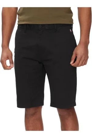 Tommy Hilfiger Heren, Korte broeken, Zwart, Maat: W29 Katoen