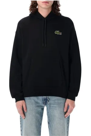 Lacoste Heren, Sweatshirts & Hoodies, Zwart, Maat: 2XS Katoen