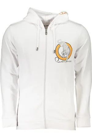 Roberto Cavalli Heren, Sweatshirts & Hoodies, Wit, Maat: 3XL