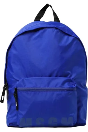 Msgm Heren, Tassen, Blauw, Maat: ONE Size Nylon