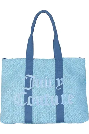 Juicy Couture Dames, Tassen, Blauw, Maat: ONE Size Katoen