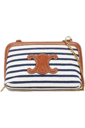 Céline Dames, Pre-owned, Blauw, Maat: ONE Size Leer