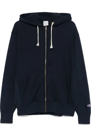 Champion Heren, Sweatshirts & Hoodies, Blauw, Maat: L Fleece