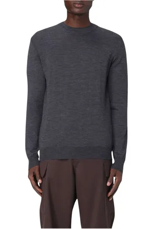 Mauro Grifoni Heren, Truien, Grijs, Maat: XL Wol