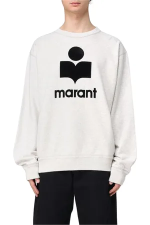 Isabel Marant Heren, Sweatshirts & Hoodies, Grijs, Maat: M Katoen