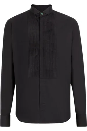 Roberto Cavalli Heren, Overhemden, Zwart, Maat: 2XL Katoen