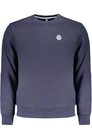 North Sails Heren, Sweatshirts & Hoodies, Blauw, Maat: S Katoen