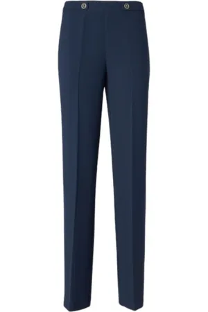 Twin-Set Dames, Broeken, Blauw, Maat: 2XS Poliester