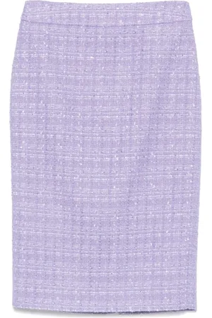 Emporio Armani Dames, Rokken, Paars, Maat: XS
