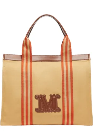Max Mara Dames, Tassen, Bruin, Maat: ONE Size Katoen