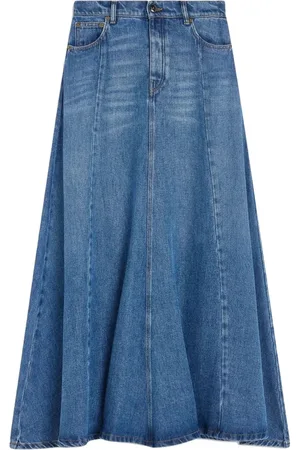 SEMICOUTURE Dames, Rokken, Blauw, Maat: 2XS Denim