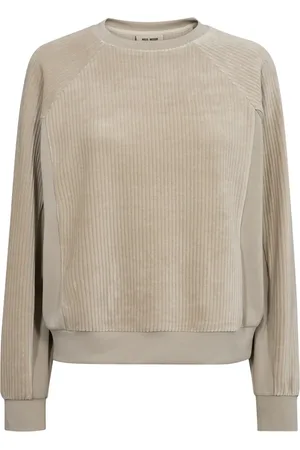 Mos Mosh Dames, Sweatshirts & Hoodies, Grijs, Maat: XS Katoen