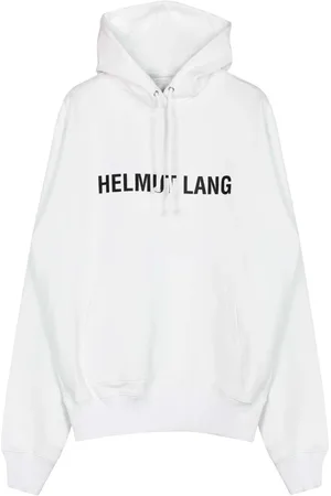 Helmut Lang Heren, Sweatshirts & Hoodies, Wit, Maat: L Katoen