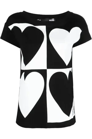Moschino Dames, Tops, Wit, Maat: 2XL Katoen