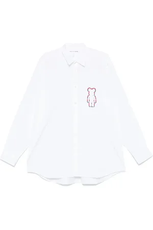 Comme des Garçons Heren, Overhemden, Wit, Maat: XS Katoen