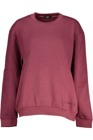 Roberto Cavalli Dames, Sweatshirts & Hoodies, Paars, Maat: S Fleece