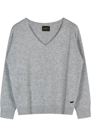 RefrigiWear Dames, Truien, Grijs, Maat: S Wol