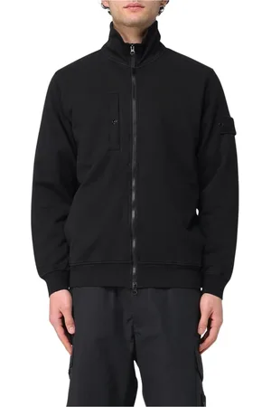 Stone Island Heren, Sweatshirts & Hoodies, Zwart, Maat: S Katoen