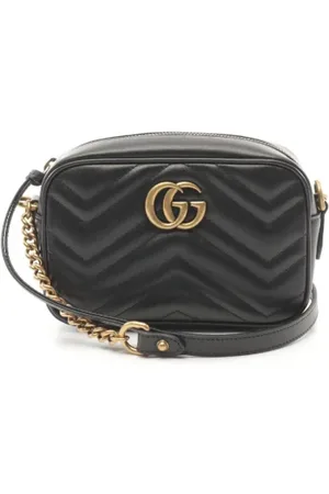 Gucci Dames, Pre-owned, Zwart, Maat: ONE Size Leer
