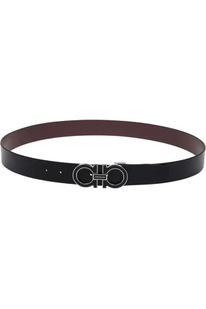 Salvatore Ferragamo Heren, Accessoires, Zwart, Maat: 100 CM Leer