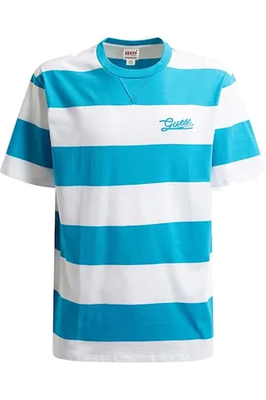 Guess Heren, Tops, Blauw, Maat: S