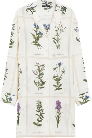 Max Mara Dames, Jurken, Wit, Maat: 2XS Zijde
