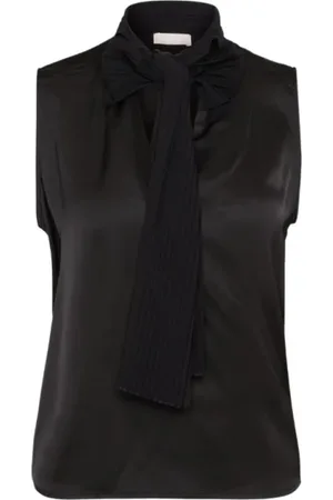 Liu Jo Dames, Tops, Zwart, Maat: XL Viscose
