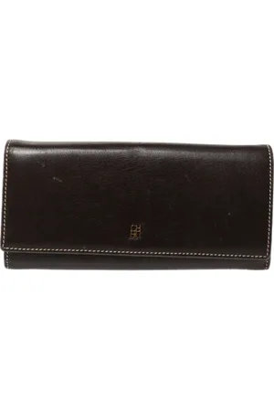 Carolina Herrera Dames, Pre-owned, Bruin, Maat: ONE Size Leer
