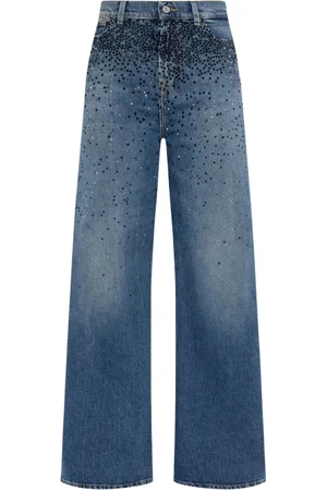 7 for all Mankind Dames, Jeans, Blauw, Maat: W30 Katoen