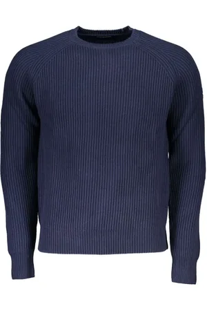 North Sails Heren, Truien, Blauw, Maat: L Katoen
