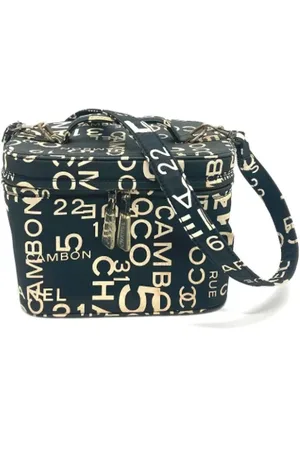 CHANEL Dames, Pre-owned, Zwart, Maat: ONE Size Katoen
