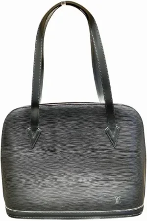 LOUIS VUITTON Dames, Pre-owned, Zwart, Maat: ONE Size Leer